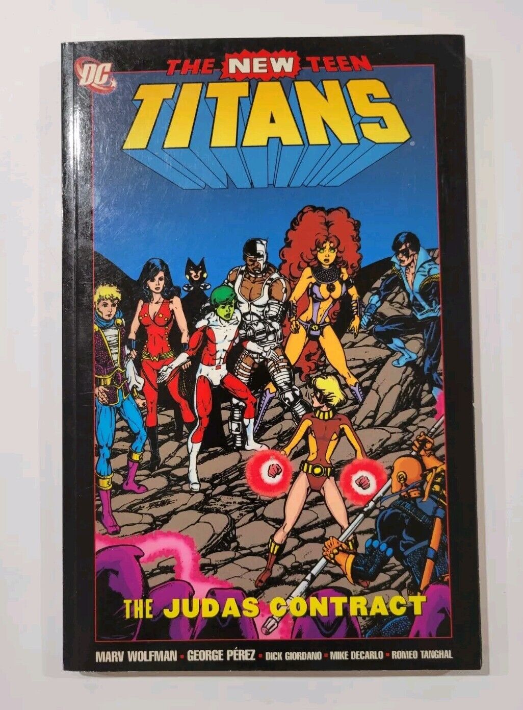 The New Teen Titans - THE JUDAS CONTRACT - DC - Graphic Novel TPB