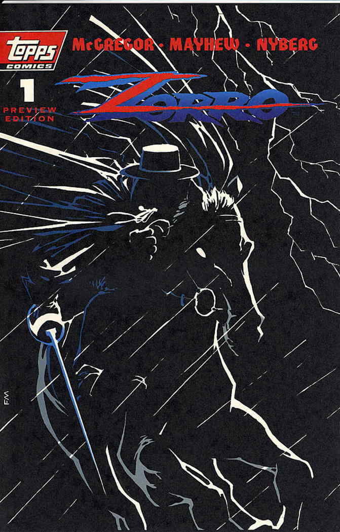 Zorro (Topps) Ashcan #1 VF/NM; Topps | Frank Miller Preview Edition - we combine