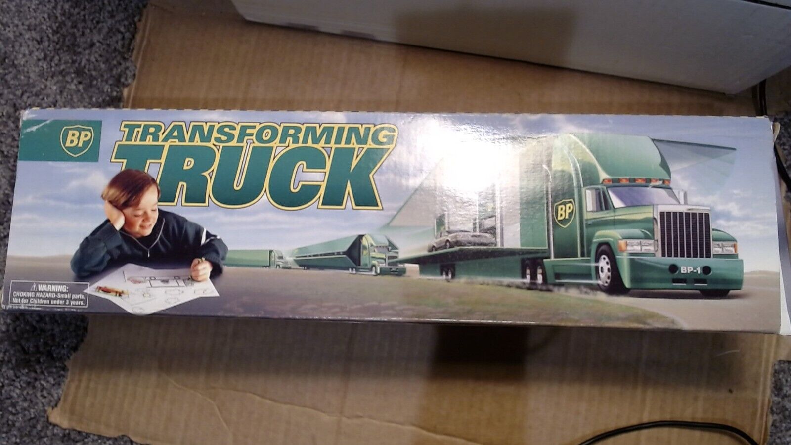 Vintage BP Transforming Truck 1997 Collectors Limited Edition In Original Box