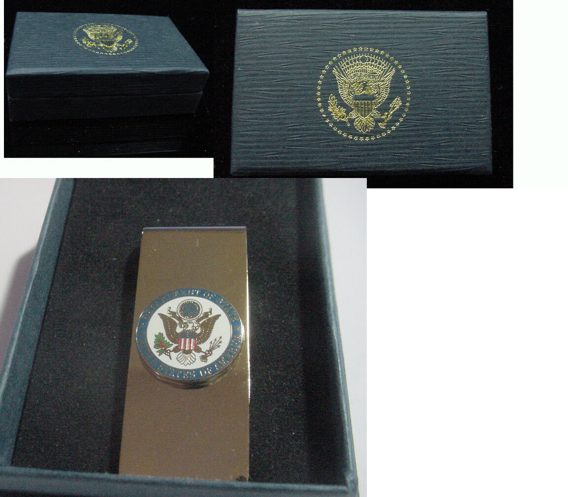 New U S Department of state  money clip - Color Seal