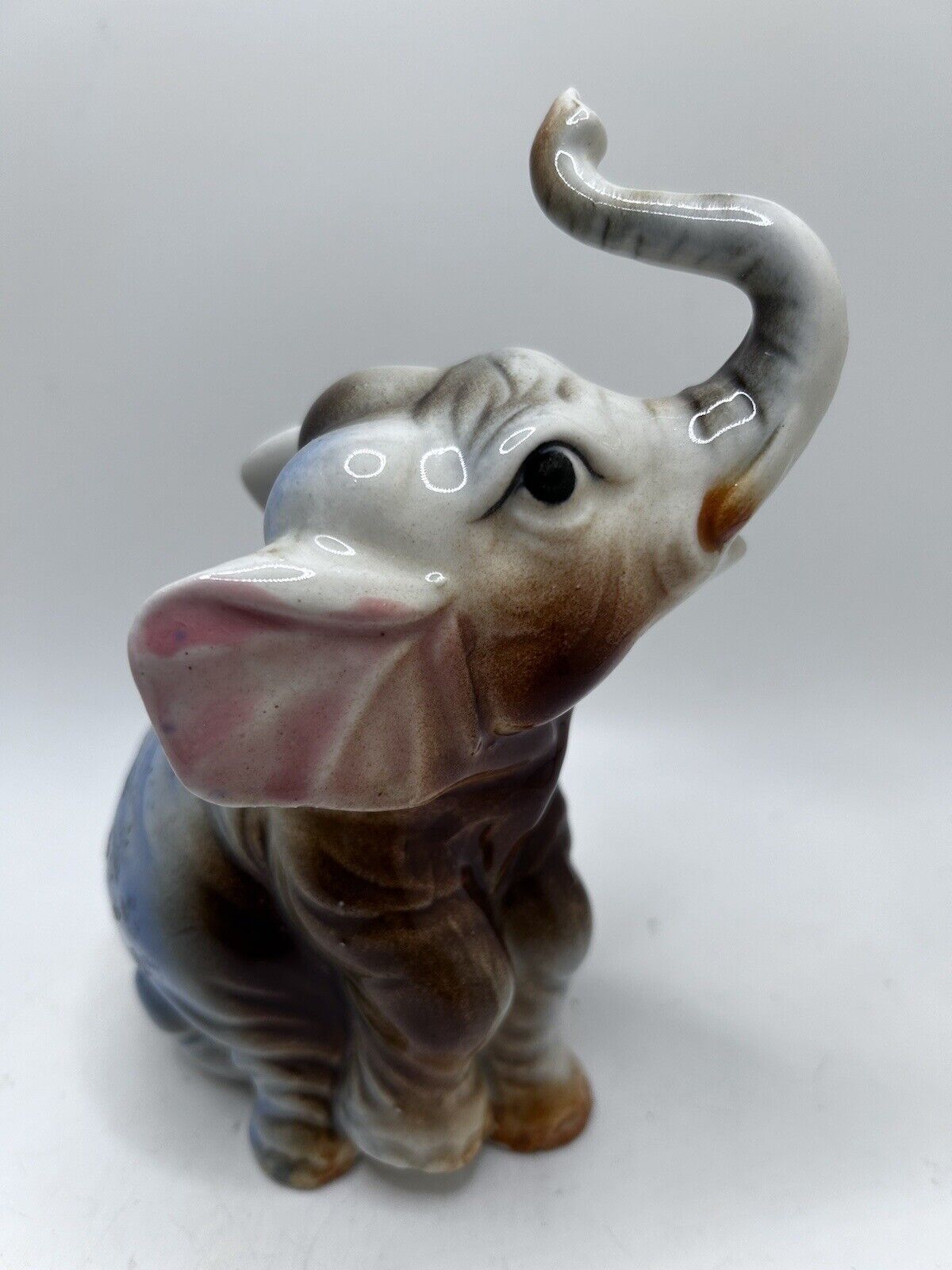 vintage ceramic elephant figurine