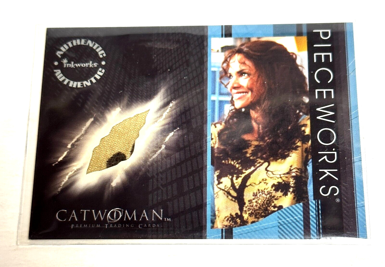 2004 Cat Woman Authentic Costume Card Featuring Top Worn by Halle Berry PW-11