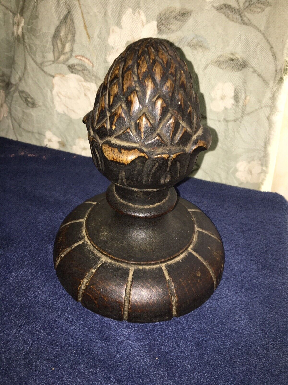 Vintage Carved Wooden Adornment