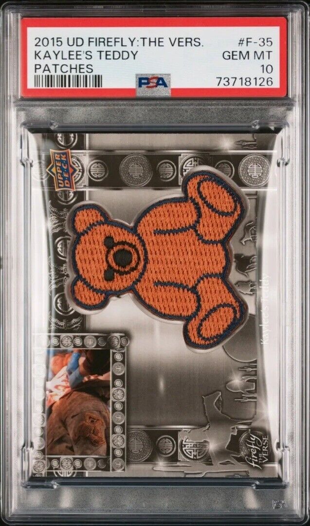 2015 UD FIREFLY THE VERSE PATCHES #F-35 KAYLEE'S TEDDY POP 1 PSA 10 