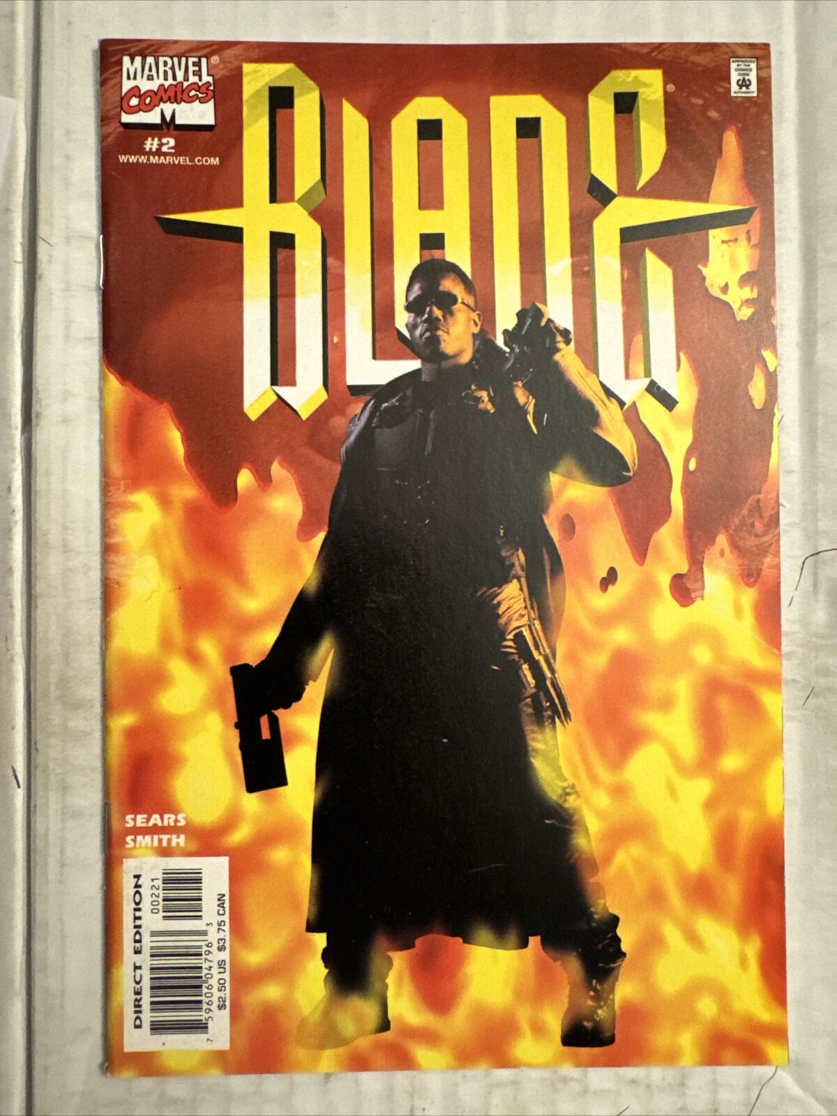 Blade Vampire Hunter #2 Photo Variant NM 2000 Marvel Comics C1