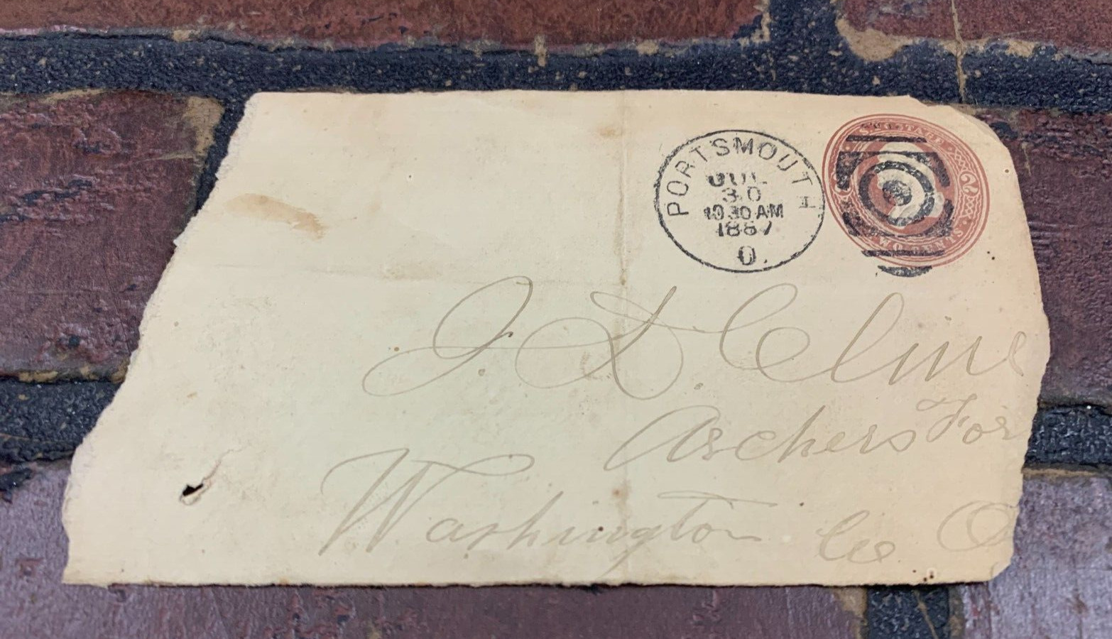 Antique 1887 Letter To request a Payment?