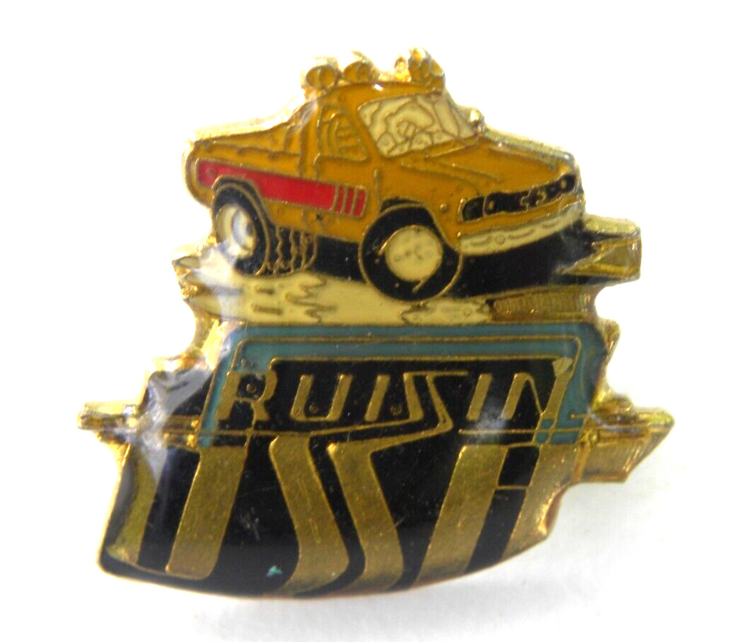 Vintage Cruisin USA Pin Car Show Club Truck Hot Rod Vehicle Hat Lapel