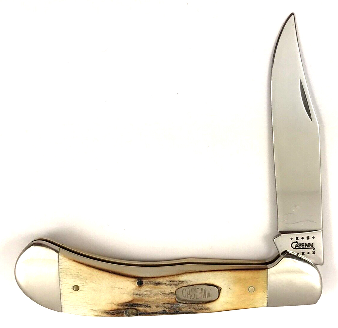 174/500 Case XX Millennium STAG Large Saddlehorn Knife 51100 SS USA 9887-LRP