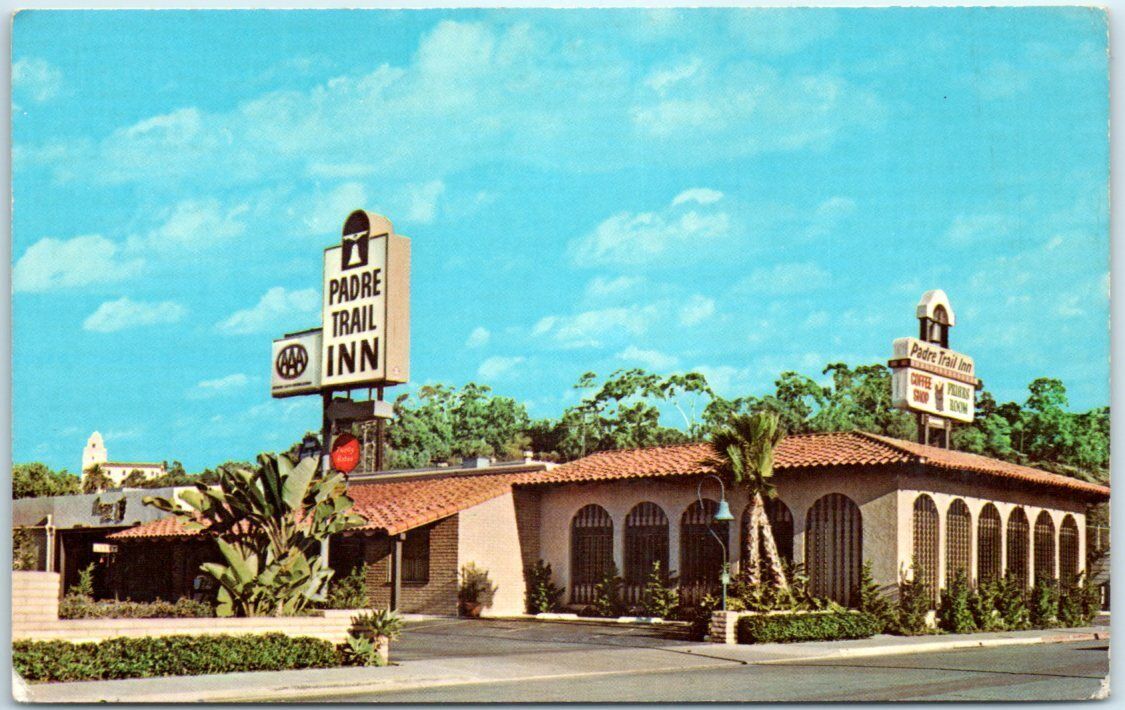 Postcard - Padre Trail Inn - San Diego, California