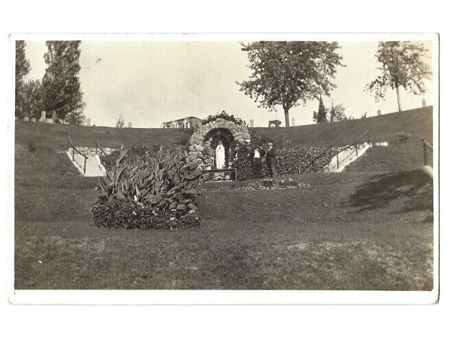 c1914 Saint John’s Abbey Collegeville Minnesota MN AZO RPPC Real Photo Postcard