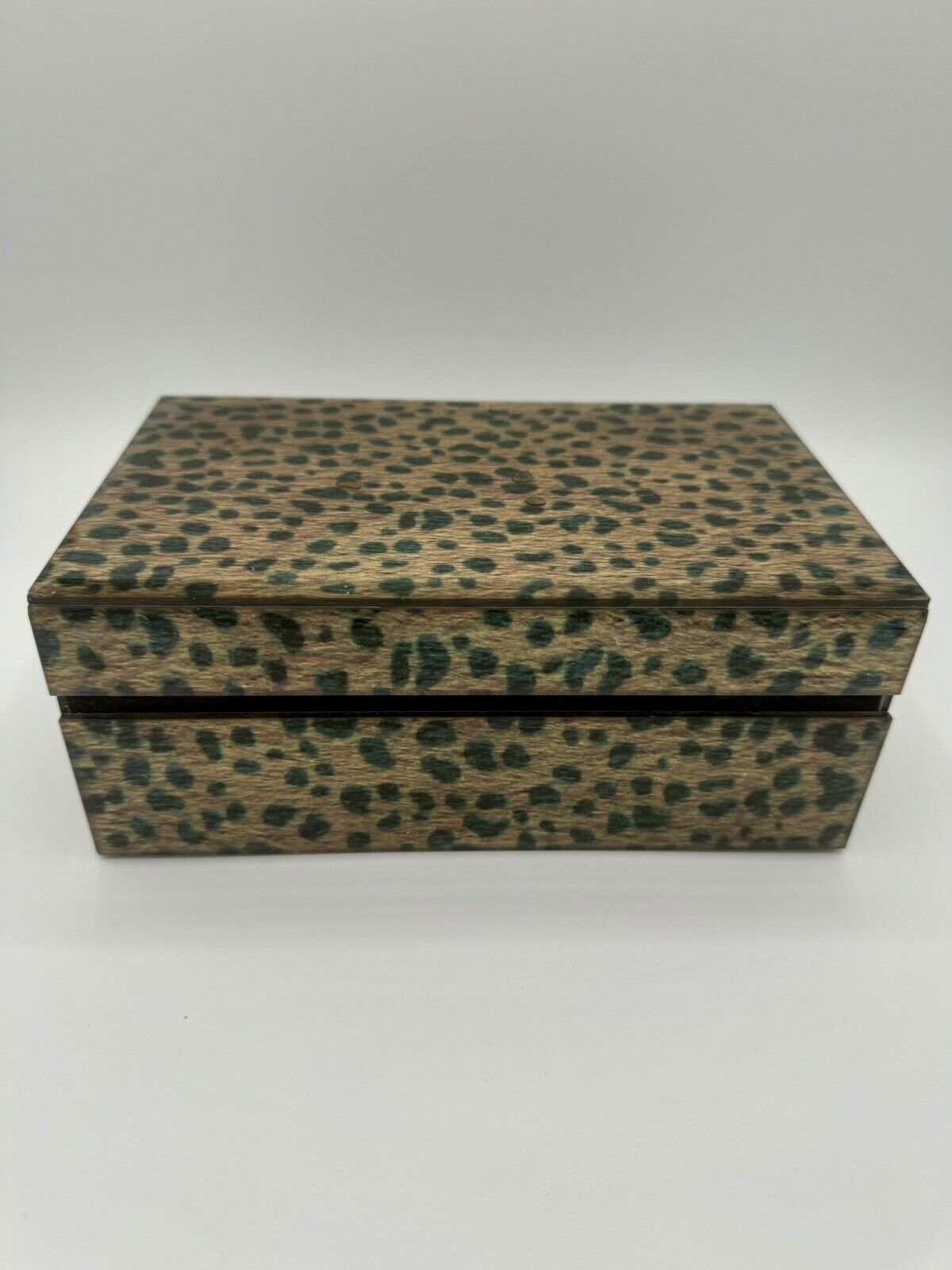 Exotic Animal Print Decorative Trinket Box