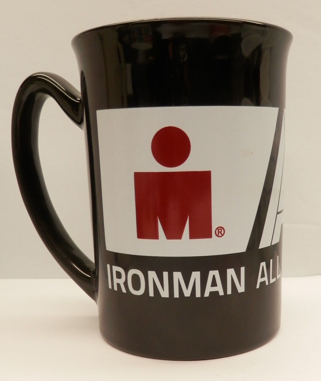 Ironman All World Athelete Large Coffee Mug Black by Liquid Logic
