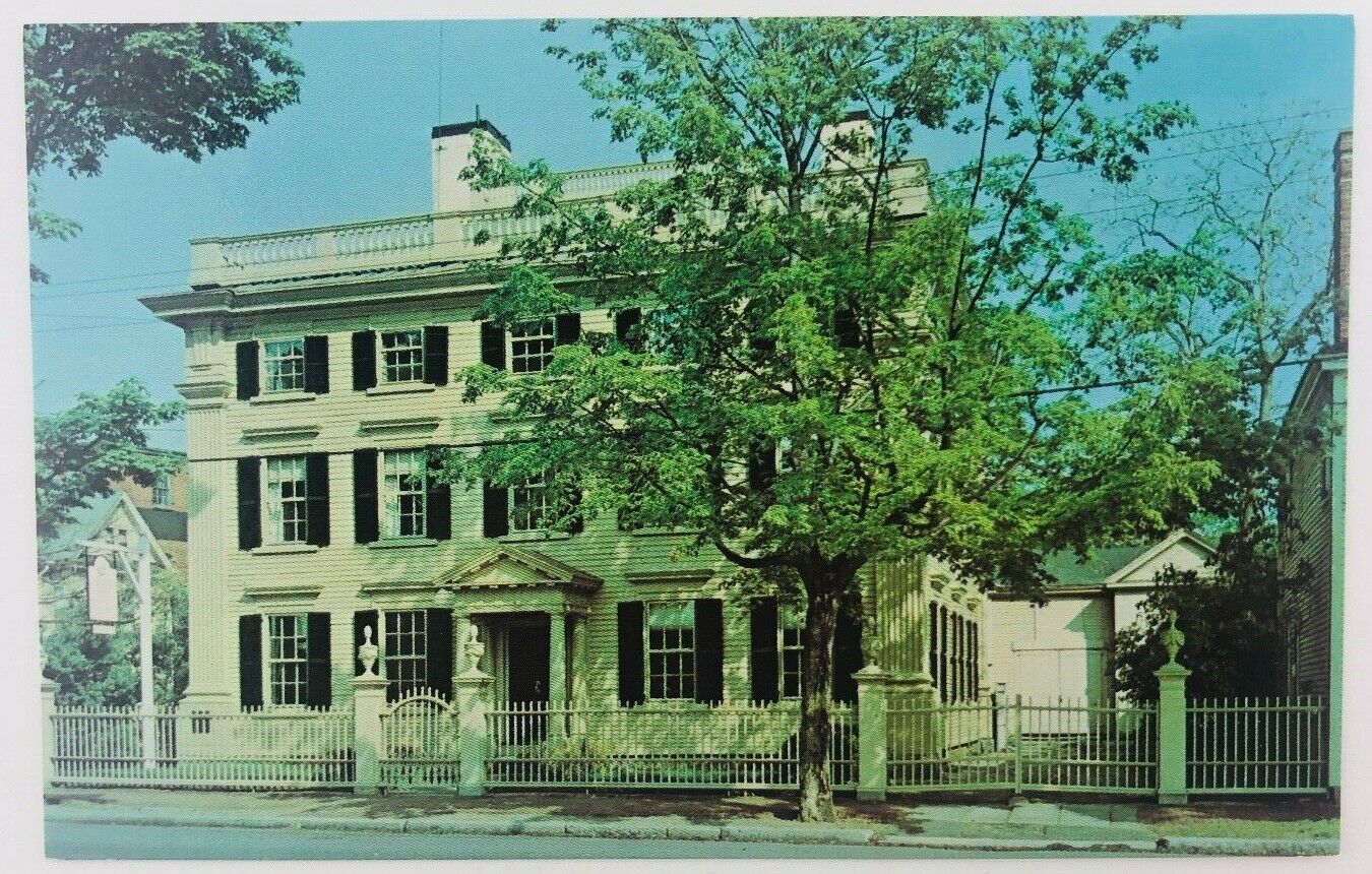 Vintage Salem Massachusetts MA Peirce-Nichols House Exterior Postcard 