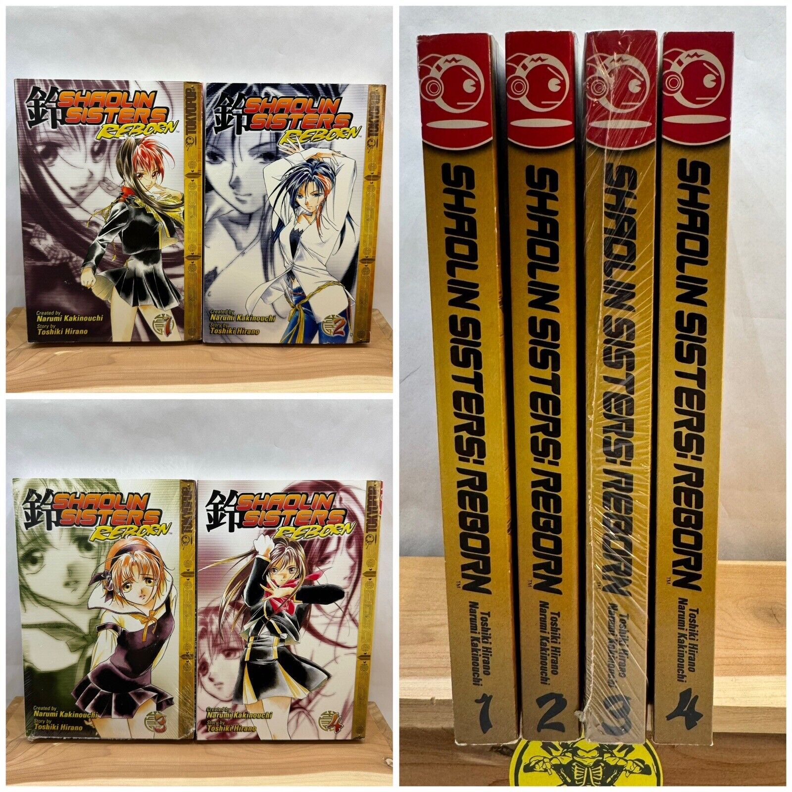 Shaolin Sisters Reborn Volumes 1-4 Manga Lot English Tokyopop Trade Paperback