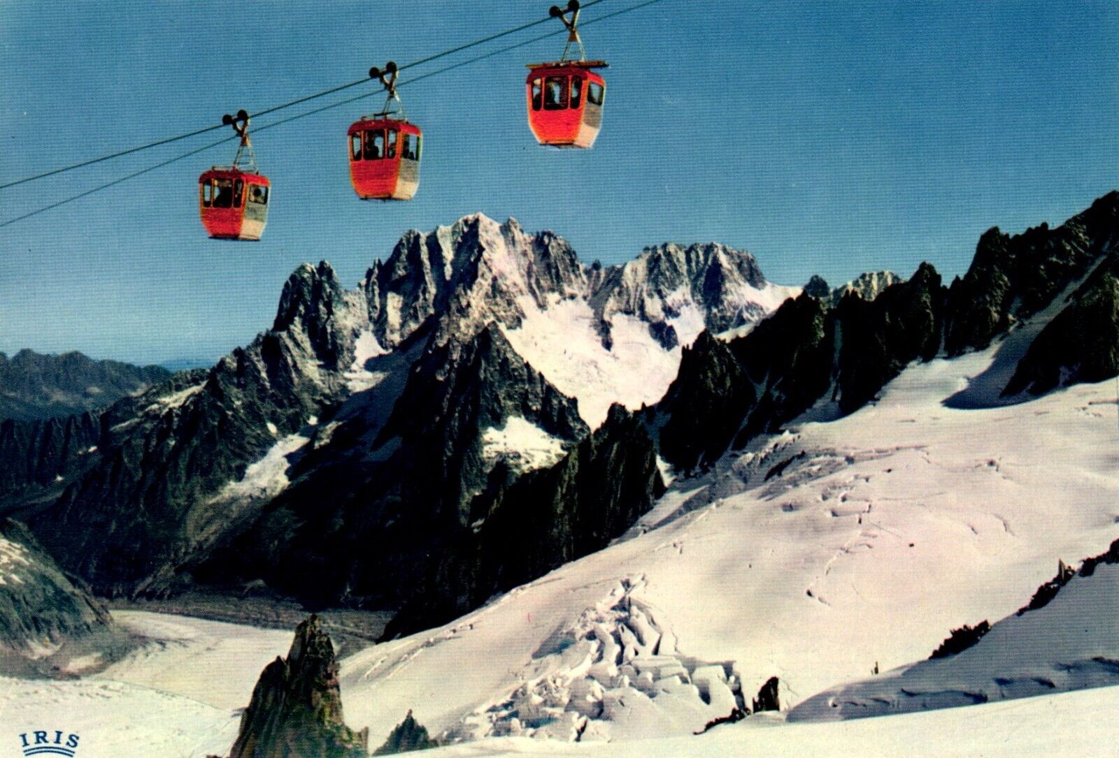 l\'Alguille du Midi Chamonix Mont Blanc France Postcard