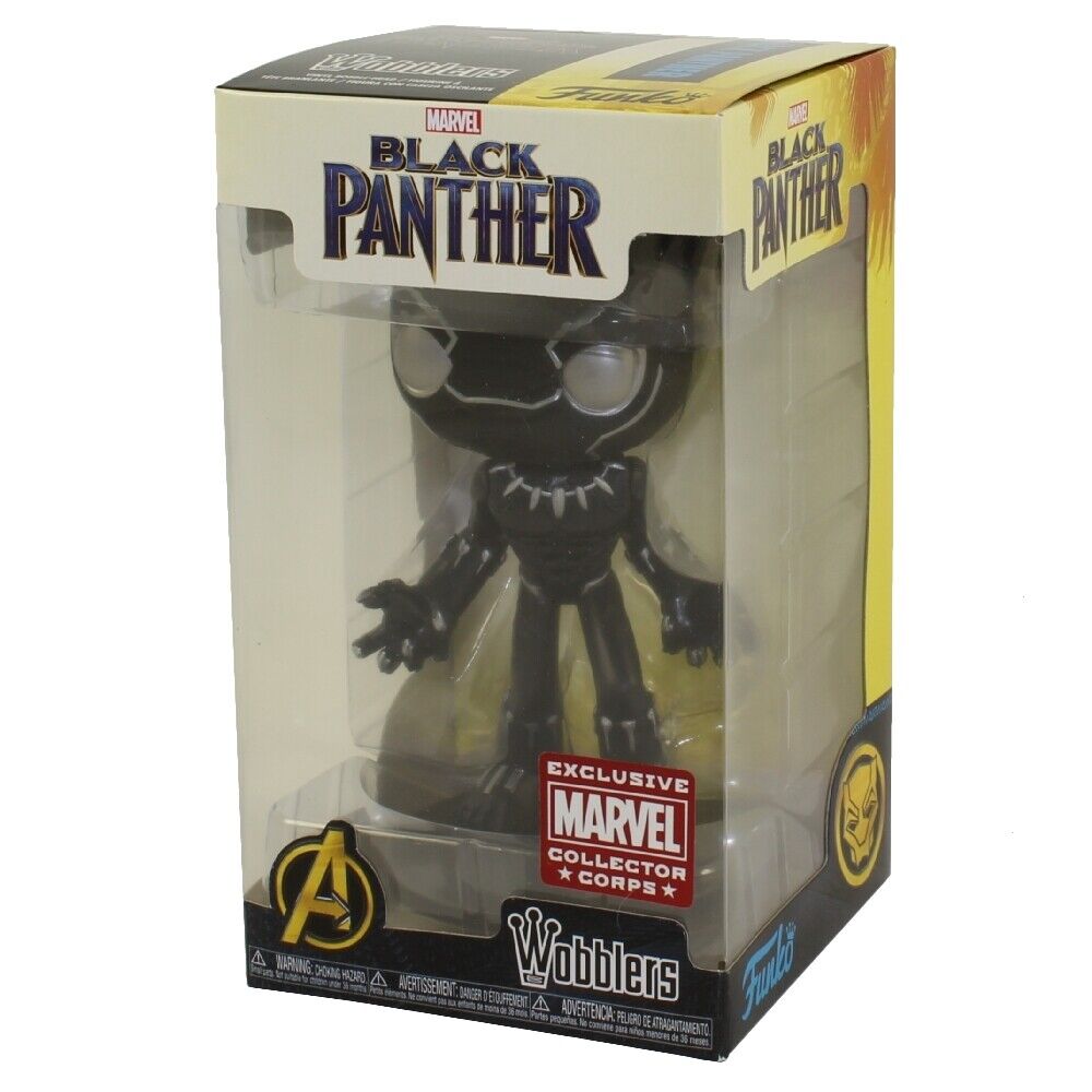 Funko Wacky Wobblers Bobblehead - Marvel Collector Corps - BLACK PANTHER *Excl
