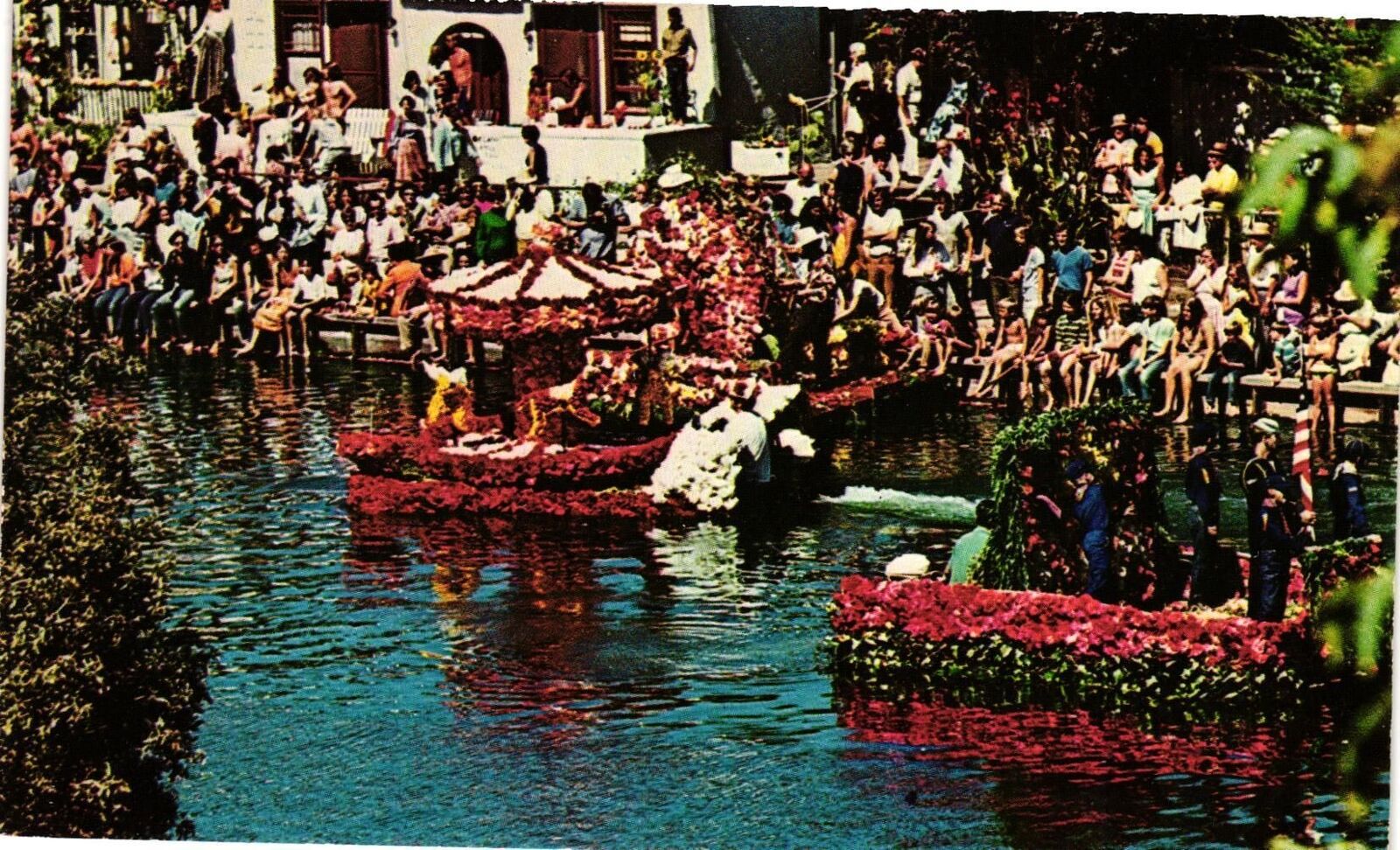 Vintage Postcard- NATIONAL BEGONIA FESTIVAL, CAPITOLA-BY-THE-SEA, CA. 1960s