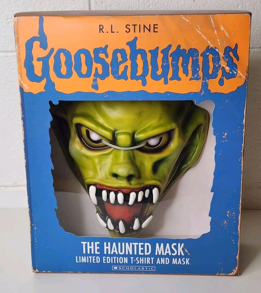 Vintage Goosebumps Haunted Mask Halloween Fright Rags Scholastic-Mask Only