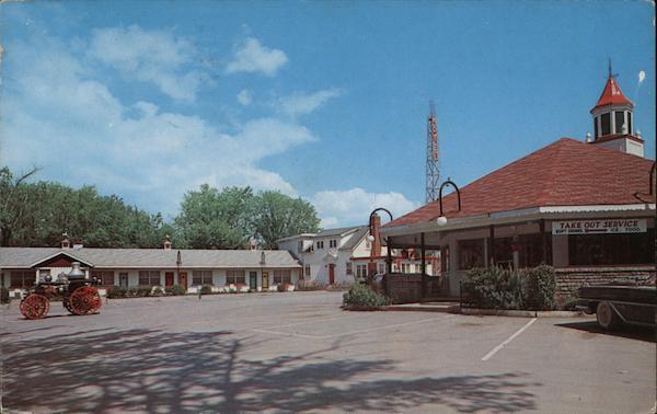 Canada 1962 Ottawa Carling Town & Country Motel & Restaurant Chrome Postcard