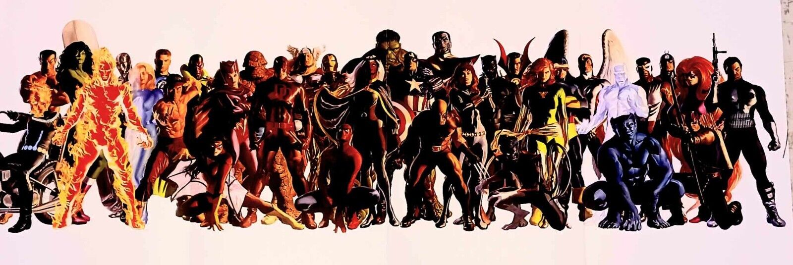 Marvel Heroes Timeless by Alex Ross Large 16x42 Art Poster Print Comics