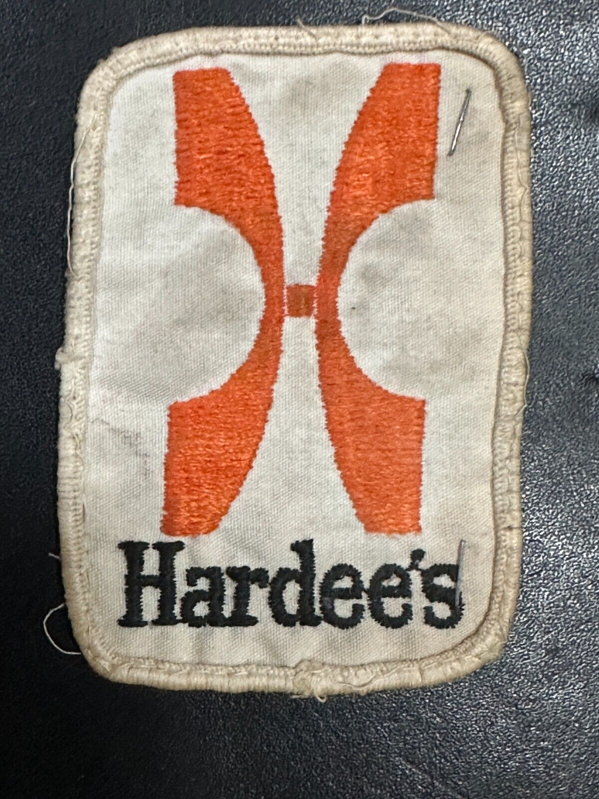 Official Hardee’s 1970\'s Fabric Patch - Authentic Piece of Route 22 Union NJ