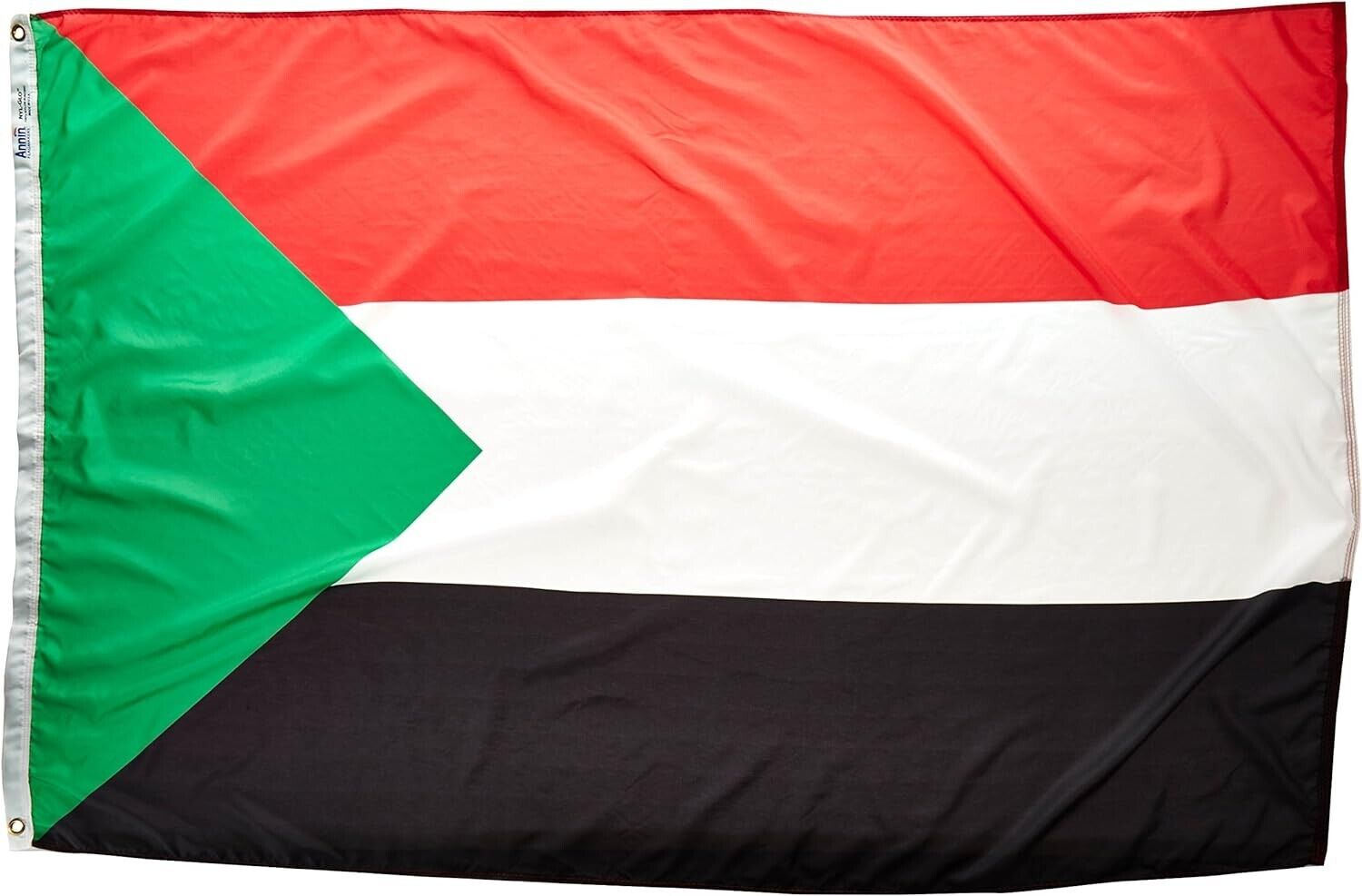 Annin Flagmakers Sudan Flag USA-Made 4x6 Feet 197846 OPEN BOX DISCOUNT