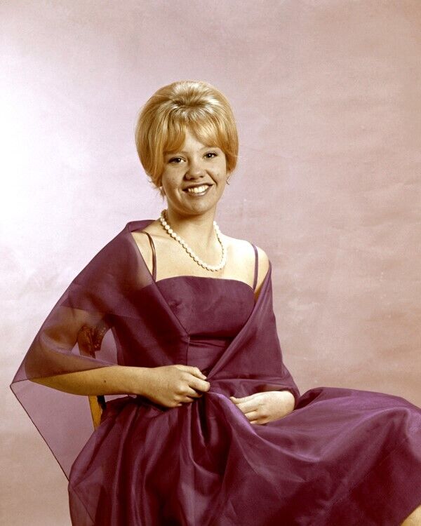 Hayley Mills elegant pose in purple dress smiling 1960's 24x36 Poster