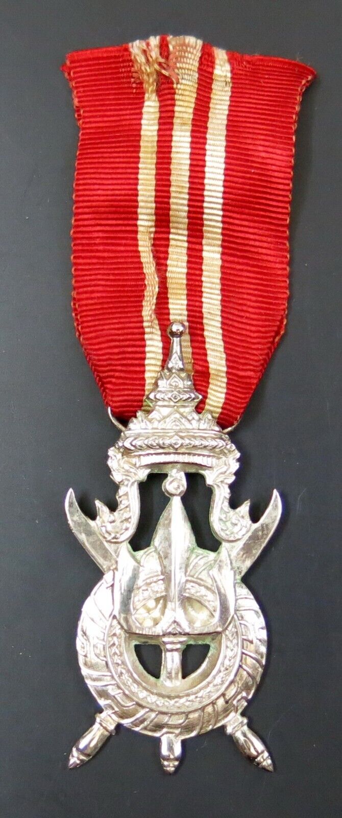 Laos 1957 Gendarmerie Silver Medal