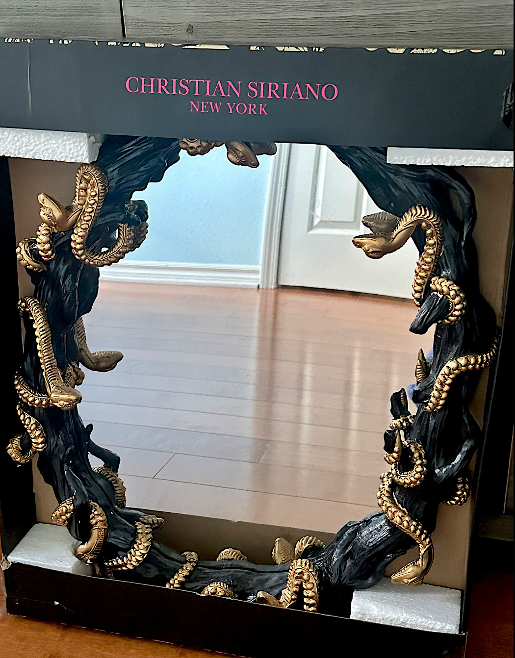 Christian Siriano - Gothic Glam Medusa / Snake of Eden Mirror - NEW