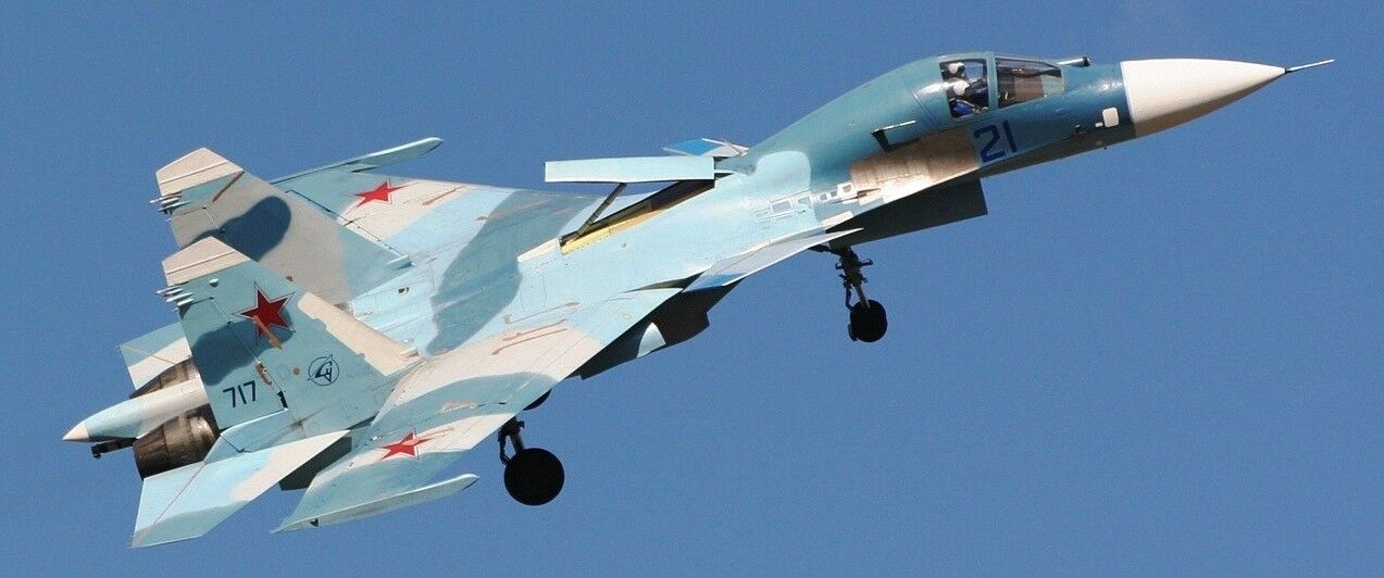 Sukhoi Su-33 Flanker-D Airplane Desktop Wood Model Replica Large 