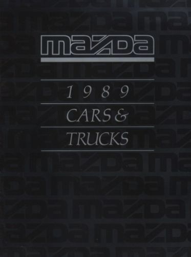 1989 Mazda 16-page Car Sales Brochure - 929 Rx7 Rx-7 323 GTX 626 Truck Mx6 B2200
