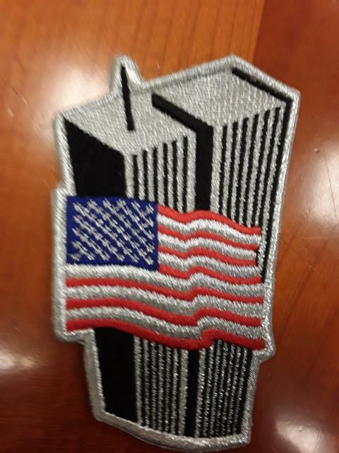 9-11 collectible patch WTC World Trade Center Twin Towers sew-on patch PANY&NJ