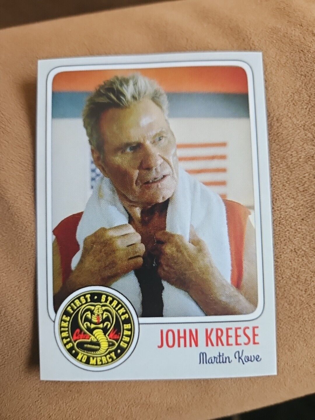 Martin Kove Custom Card - Played John Kreese In Cobra Kai