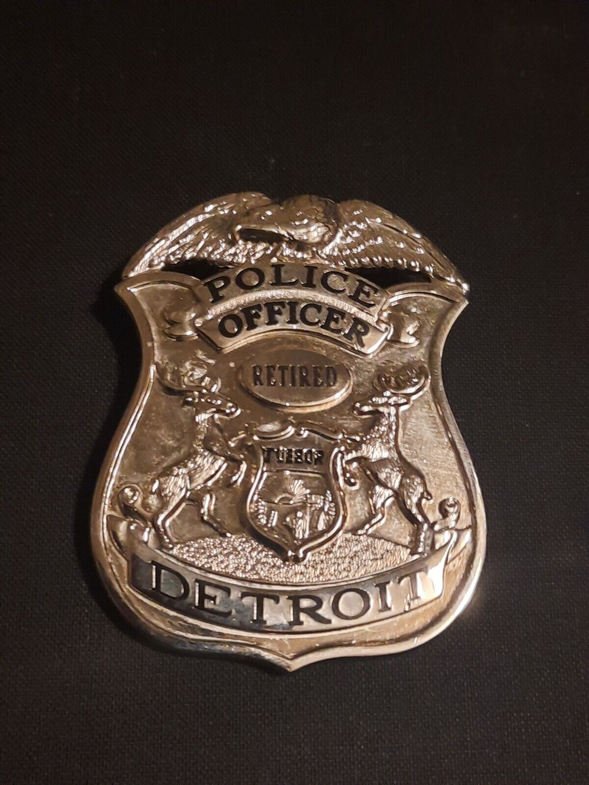 Detroit Badge Smith And Warren Authentic Michigan