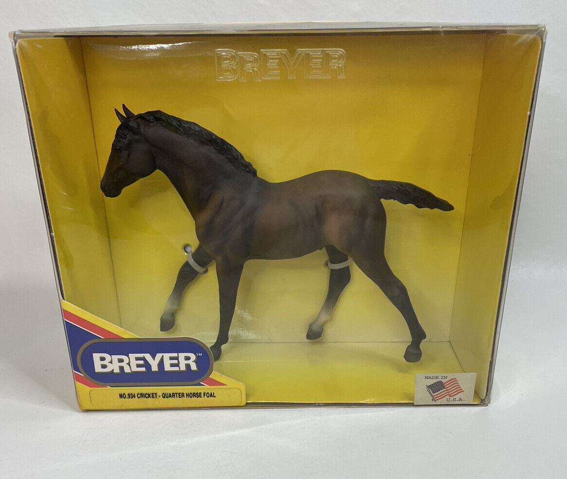 Breyer Cricket Quarter Horse Foal #934 New In Box Breyer Collectable Toy Horse