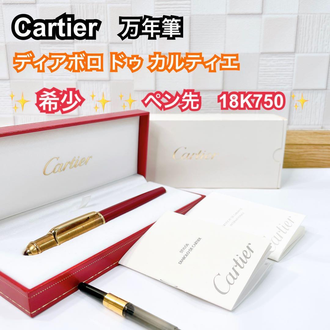 Rare Cartier Fountain Pen Diabolo St180049 18K750