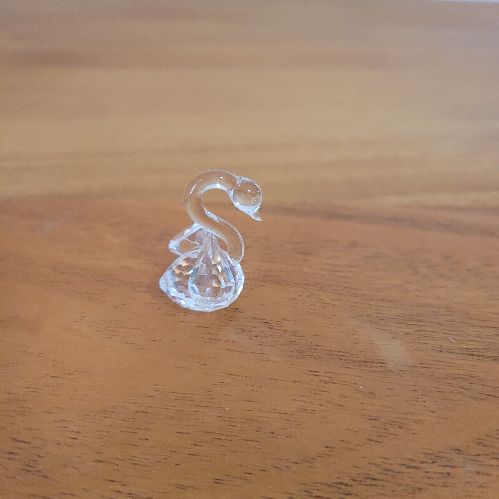 Crystal Miniature Swan Figurine - GREAT