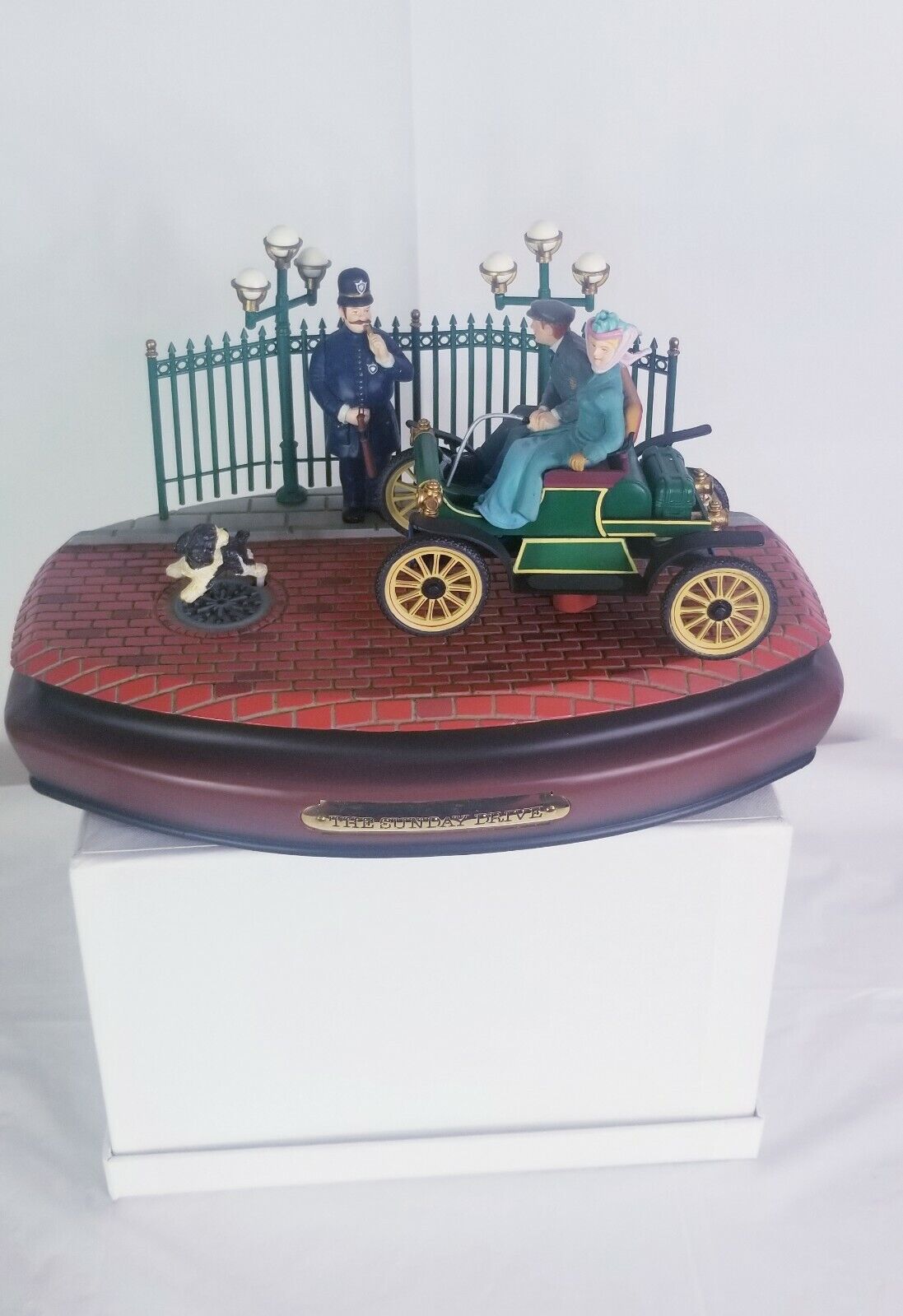 1988 Enesco The Sunday Drive Illuminated Action Musical Limited Edition 
