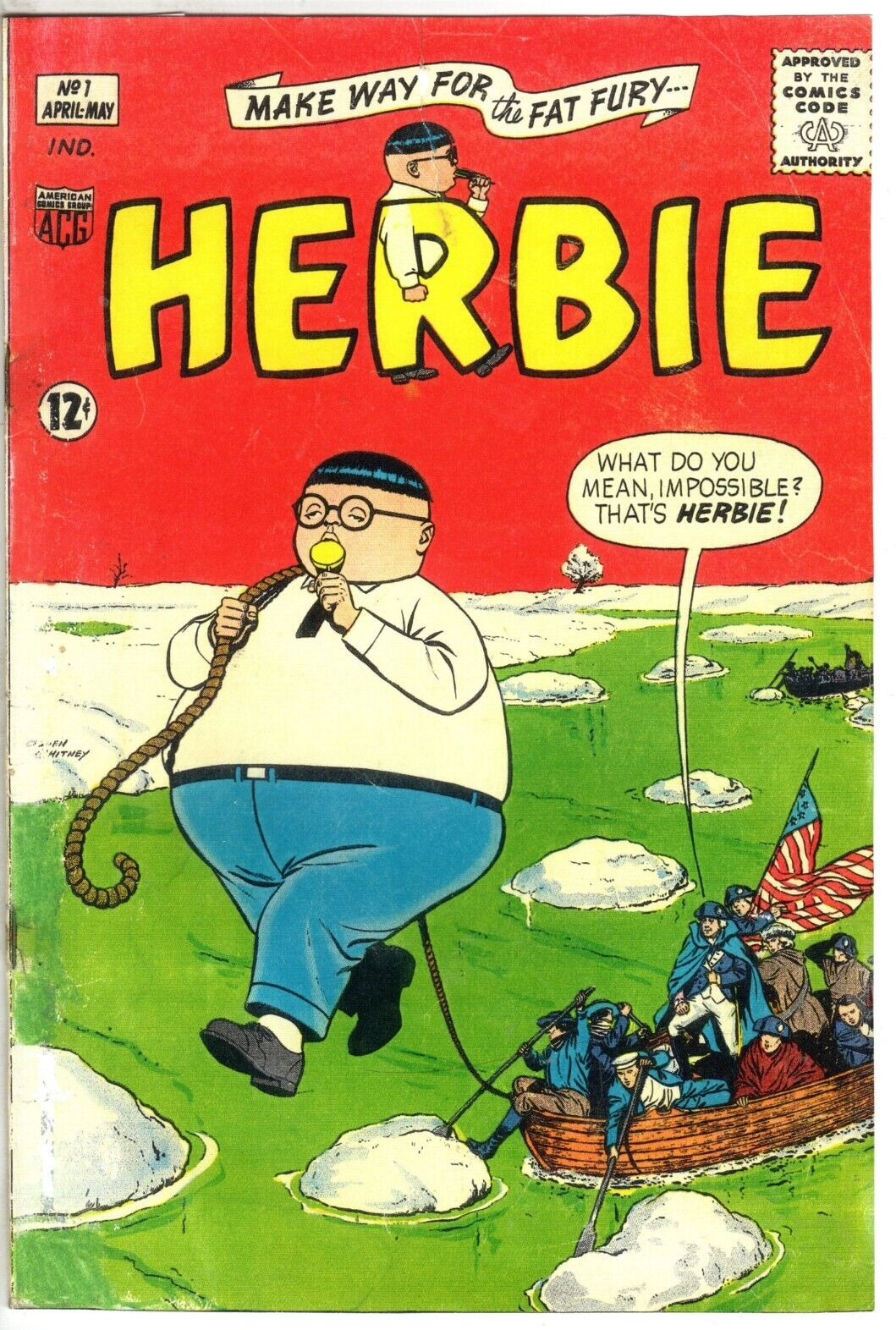 Herbie #1 - Coverless with Facsimile Cover, Excellent Condition