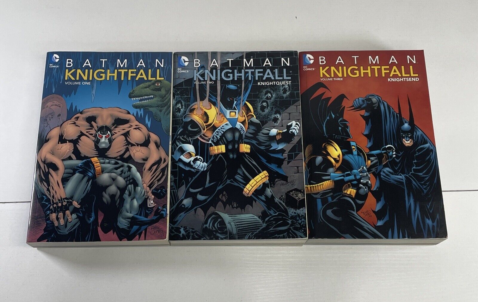 Batman: Knightfall Complete Collection TPB 1 2 3 Lot Omnibus Knightquest 1-3