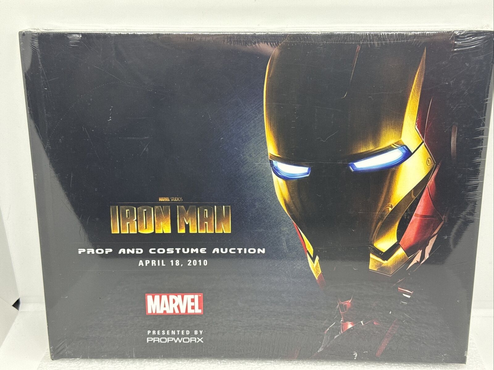 Iron Man Prop and Costume Auction Book By Propworx 2010 Hardcover Catalog Photos