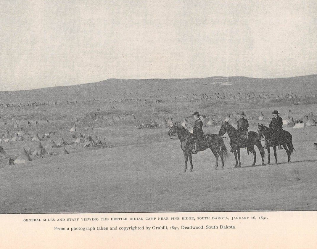 1895 General NELSON MILES Lame Deer Chief Joseph INDIAN WARS Pullman Strike 1894