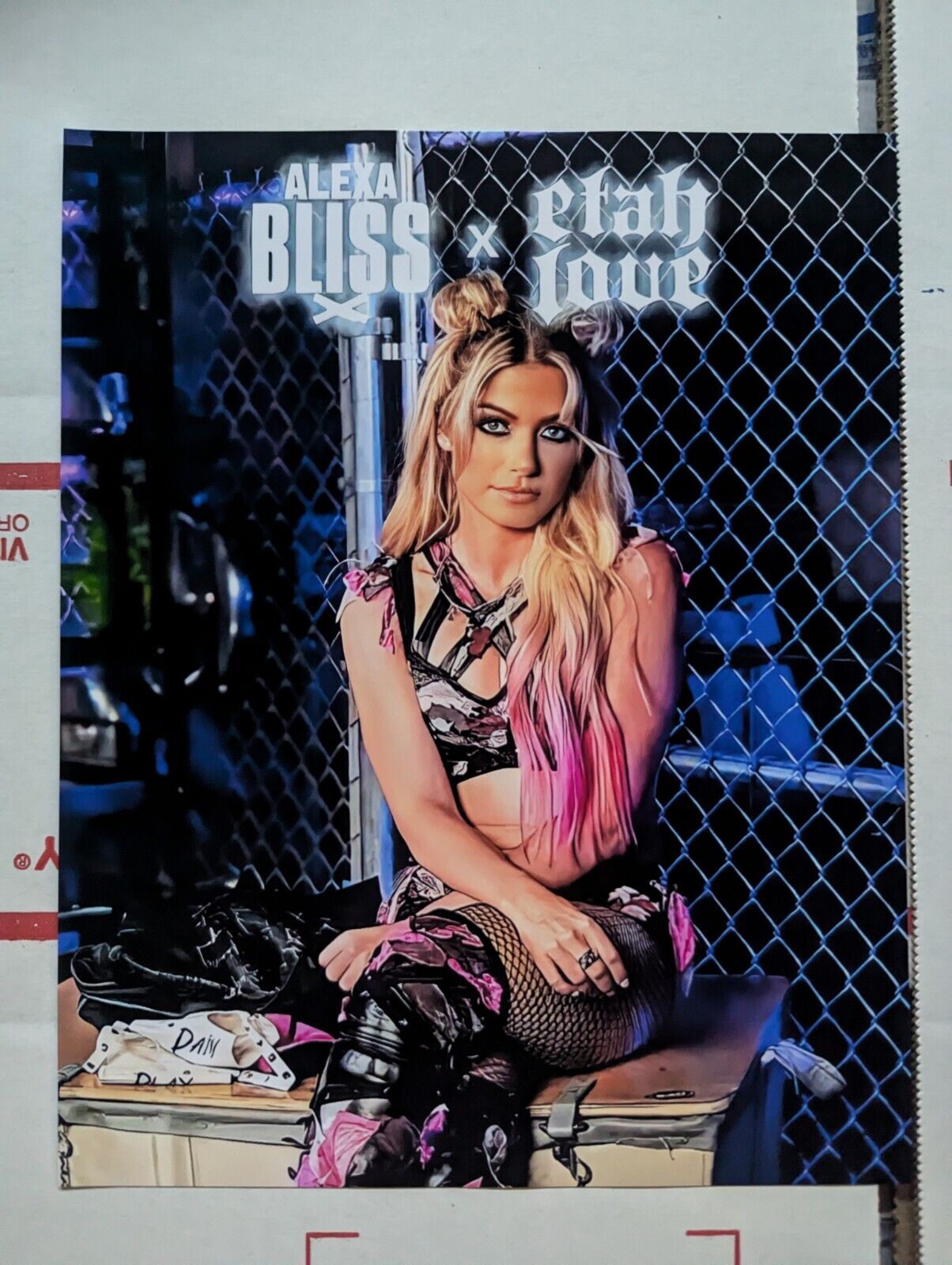 Alexa Bliss 8x10 photo print WWE AEW wrestling Sexy Beautiful Picture 