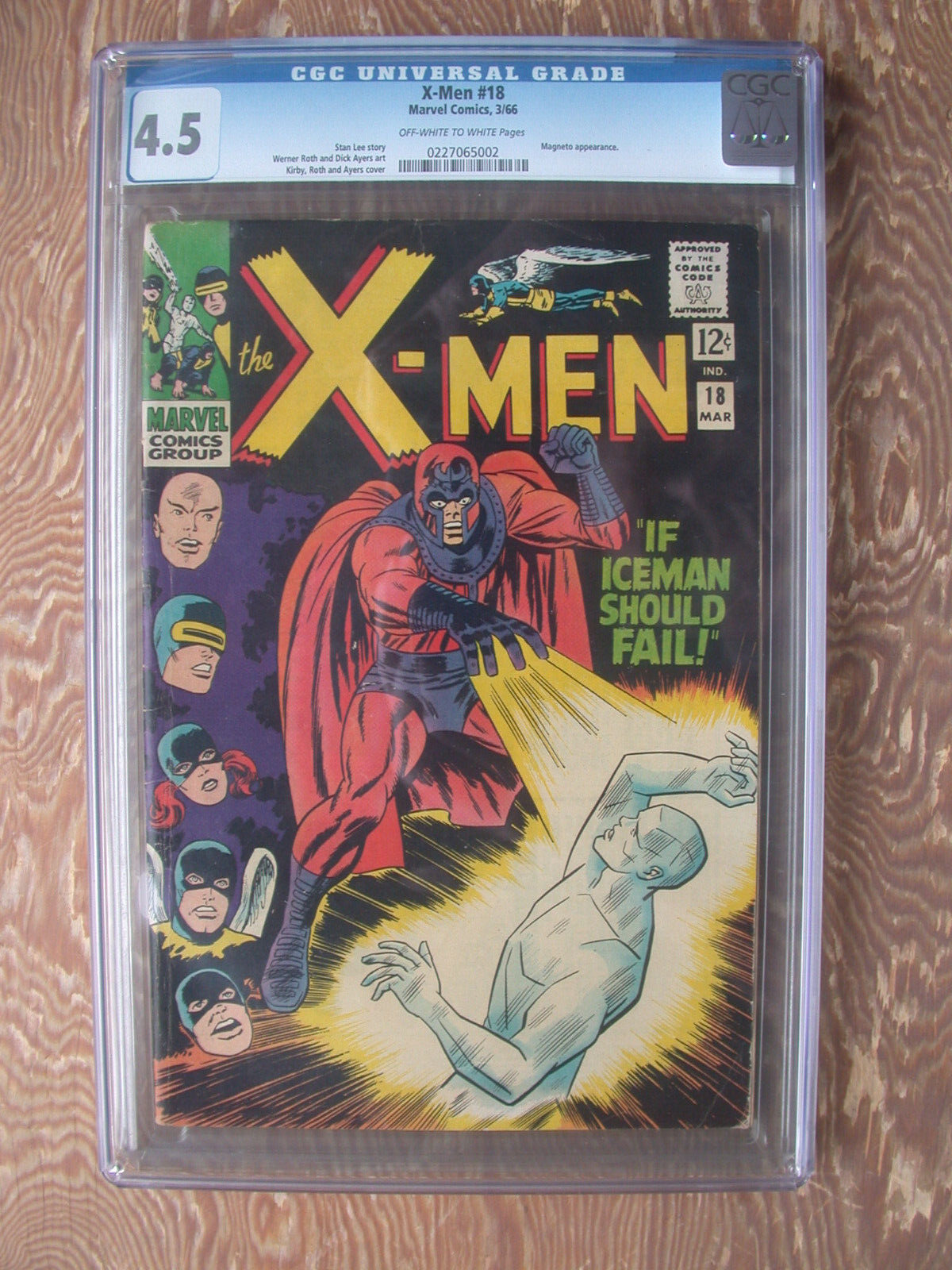 X-Men   #18   CGC 4.5   1966   Magneto appears