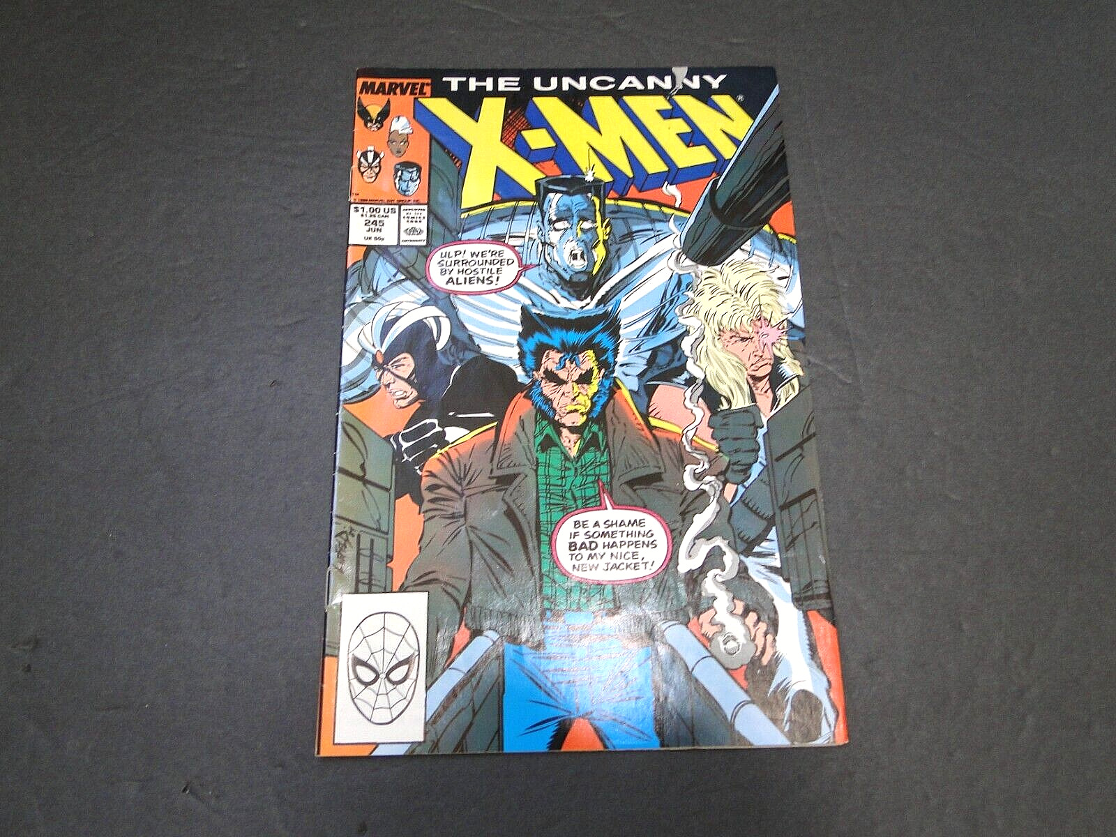 Vintage 1989 The Uncanny X-Men Comic #245