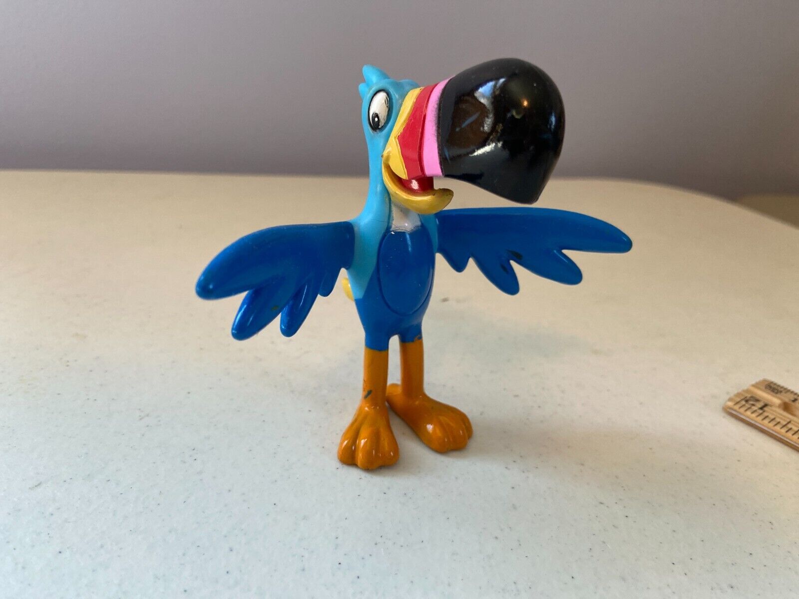 TOUCAN SAM Bendable PVC Figure 2003 Kellogg\'s Froot Loops Cereal Toy 
