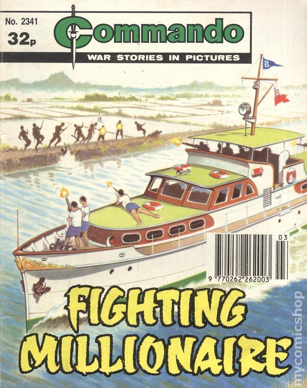 Commando War Stories in Pictures #2341 VG/FN 5.0 1990 Stock Image Low Grade