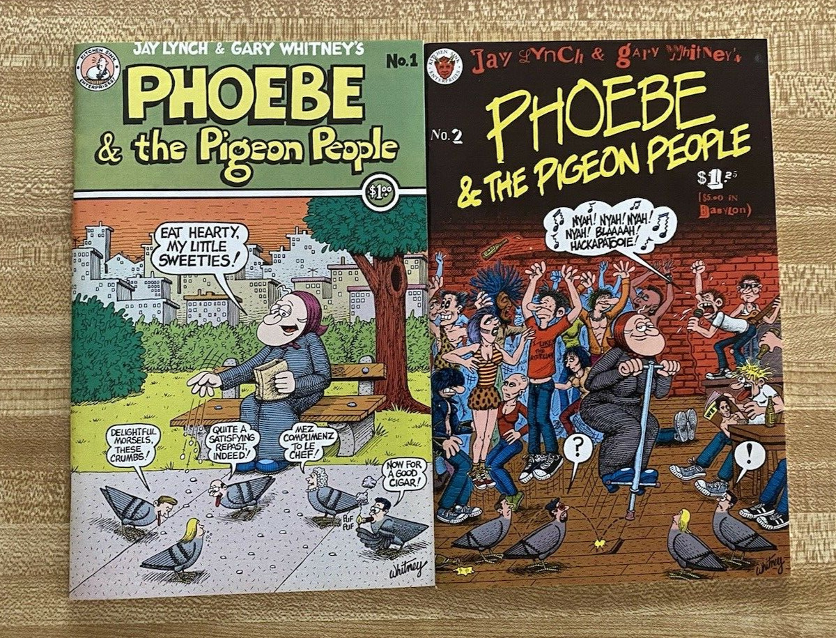 PHOEBE AND THE PIGEON PEOPLE 1979 #1,2 NM+ BOOKS LOOK BRAND NEW