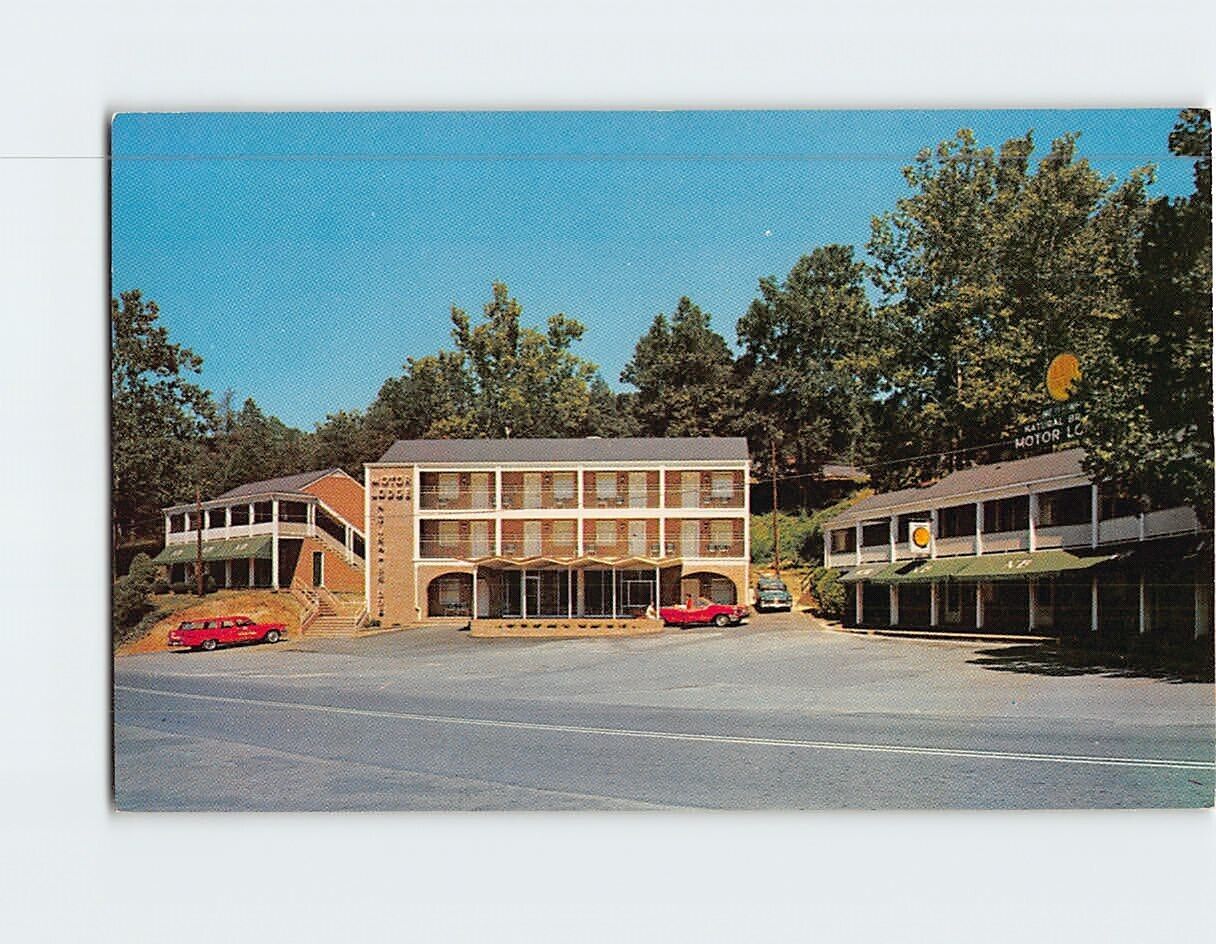 Postcard Motor Lodge Office Building Natural Bridge Virginia USA