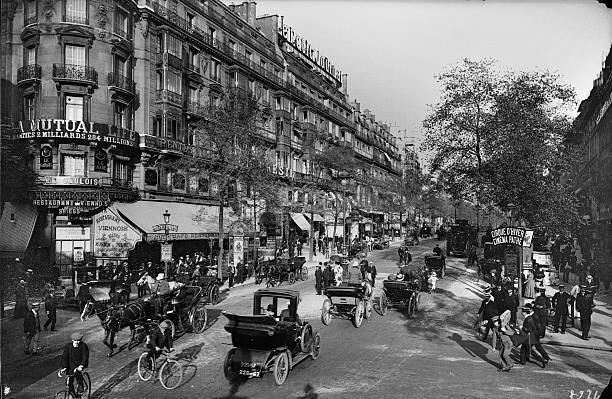 Paris Iind And Ixth Districts The Boulevard Montmartre 1905 OLD PHOTO